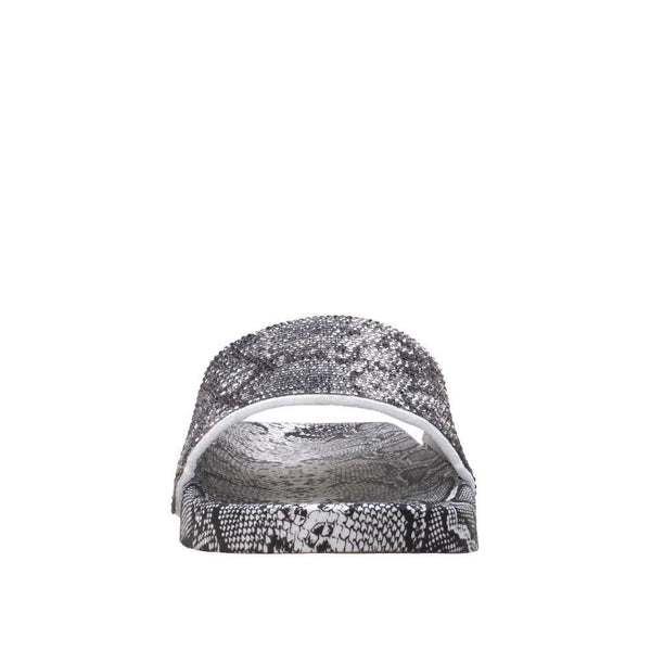 Privileged By J.c. Dossier Baird Reptile Rhinestone Flat Slide