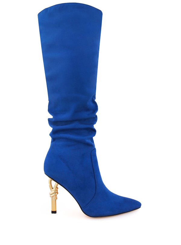 privileged by j.c. dossier Barack Taupe Knee-High Boots