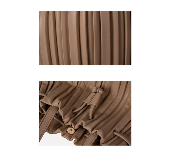 Privileged By J.c. Dossier Berklee Bucket Bag In Nude