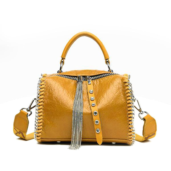 Privileged By J.c. Dossier Bertha Red Patent Leather Handbag