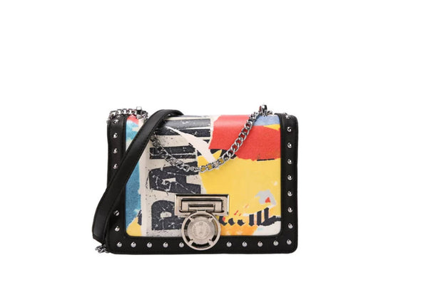 Privileged By J.c. Dossier Blake Medallion Handbag - Statement Colorblock