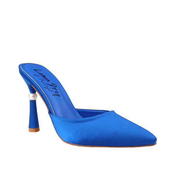 Privileged By J.c. Dossier Blue Cacey Heel – Statement-Making Platform