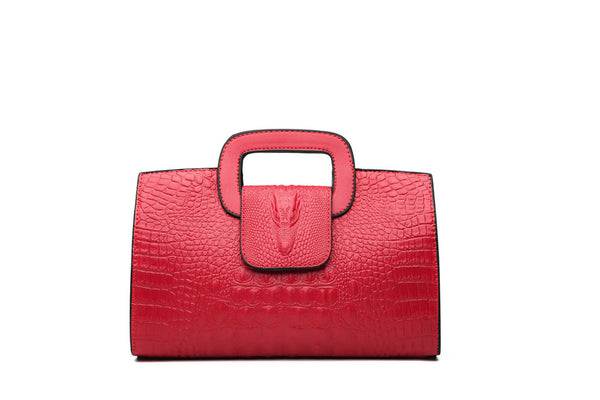 privileged by j.c. dossier Bold Red Vegan Leather Fichaar Purse