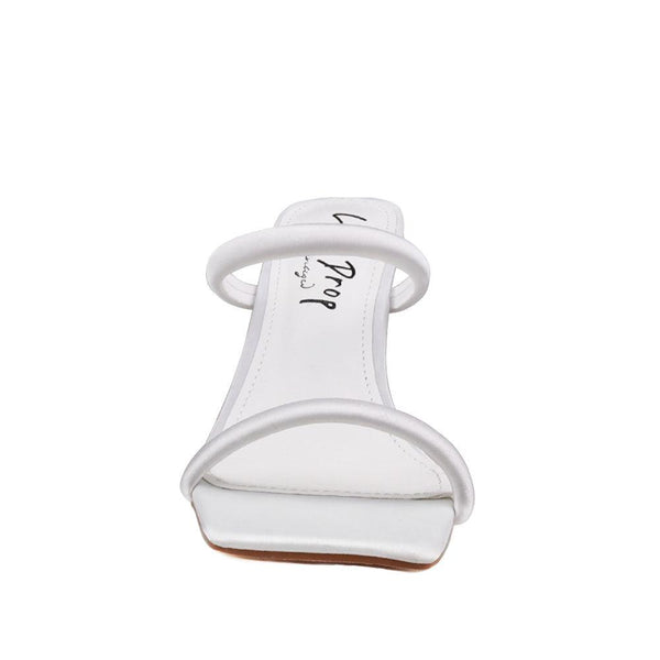 Privileged By J.c. Dossier Brennan White Rhinestone Heel