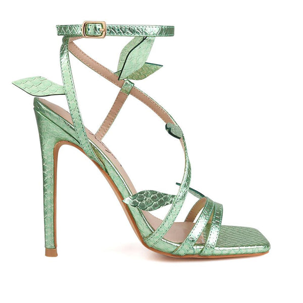 privileged by j.c. dossier Brielle Strappy Heel in Green
