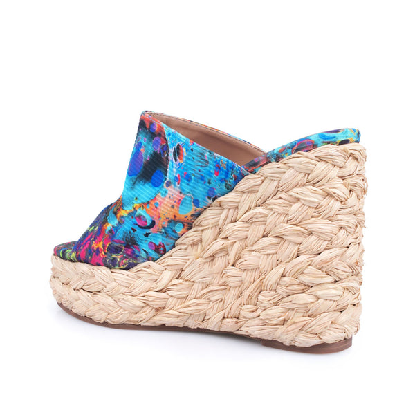 Privileged By J.c. Dossier Bruno Pink Vegan Leather Wedge