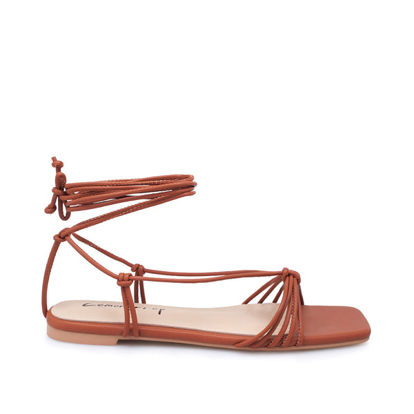 privileged by j.c. dossier Brycin Strappy Vegan Leather Flat Sandals