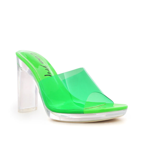 Privileged By J.c. Dossier Burrows Green Platform Heels