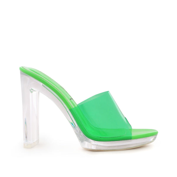 privileged by j.c. dossier Burrows Green Platform Heels
