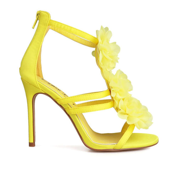 privileged by j.c. dossier Callister Yellow Satin Heel