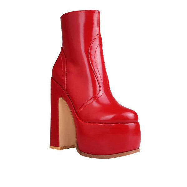 Privileged By J.c. Dossier Caputo Red Platform Bootie