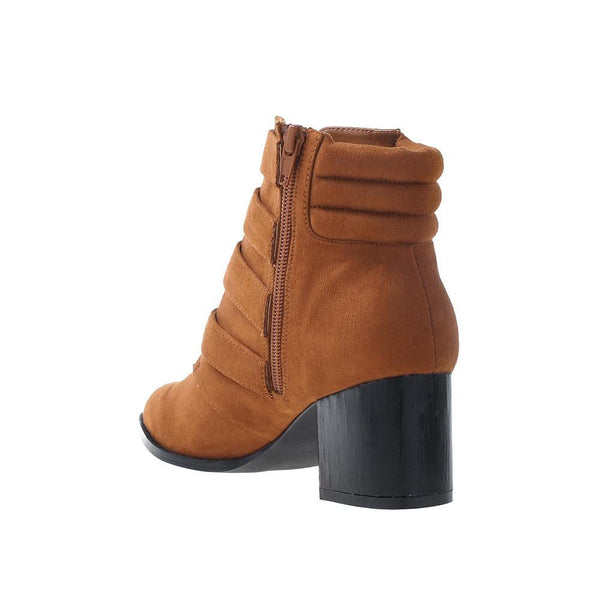 Privileged By J.c. Dossier Clara Brown Vegan Suede Bootie