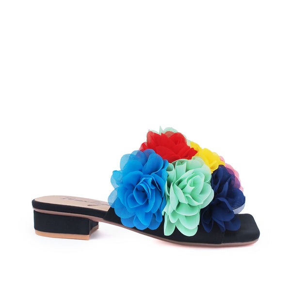 privileged by j.c. dossier Cristina Blue Flat – Bold Slip-On