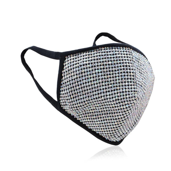 privileged by j.c. dossier Crystal Mesh Fashion Mask