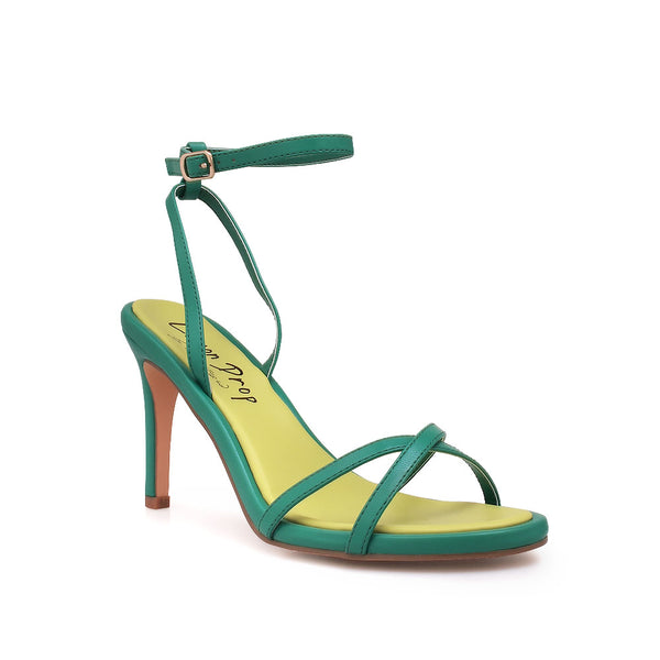Privileged By J.c. Dossier Culkin Green Strappy Heel