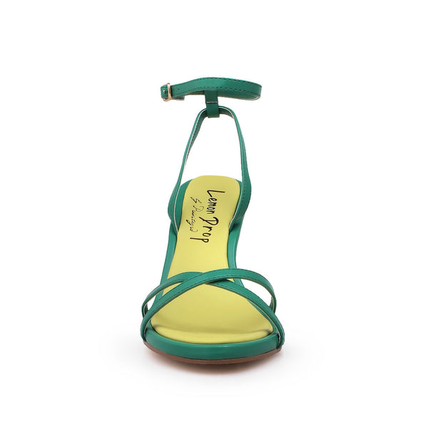 Privileged By J.c. Dossier Culkin Green Strappy Heel