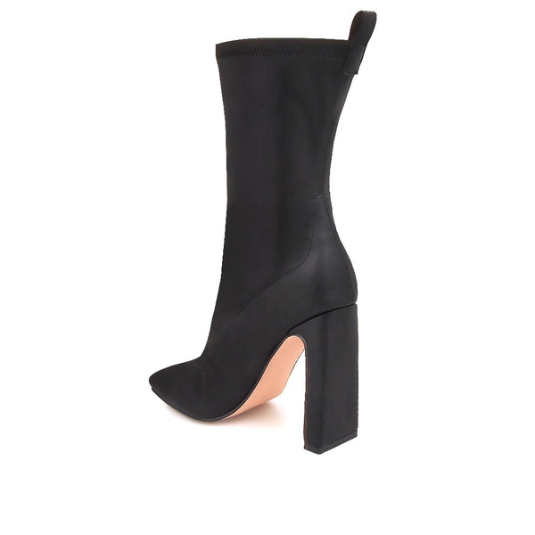 Privileged By J.c. Dossier Dorri White Bootie - Bold Vegan Leather