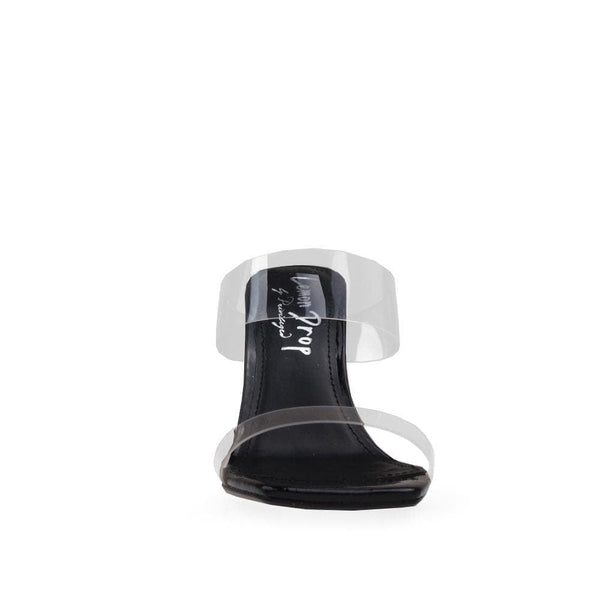 Privileged By J.c. Dossier Edira Black Jeweled Heel – Bold Heels