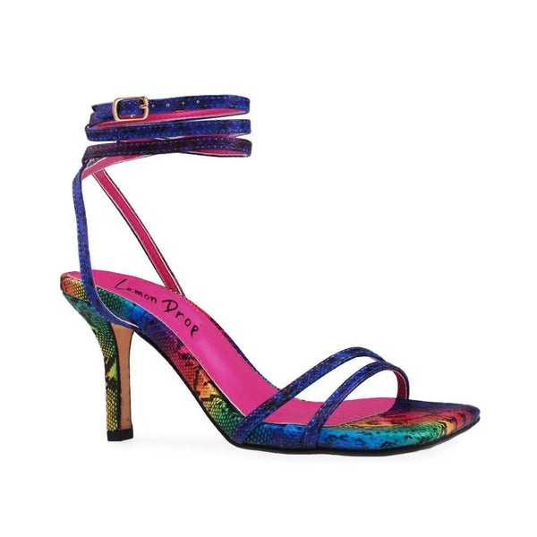 Privileged By J.c. Dossier Eleonora Rainbow Strappy Heel