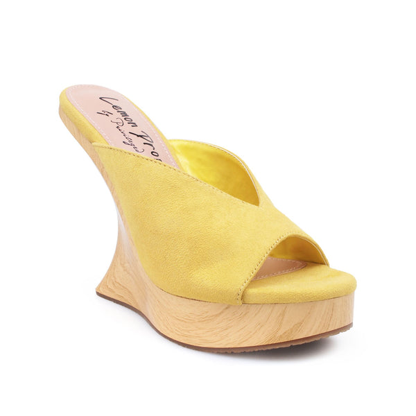 Privileged By J.c. Dossier Elixane Red Wedge Sandals