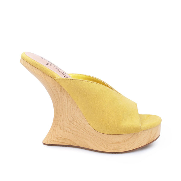 privileged by j.c. dossier Elixane Red Wedge Sandals