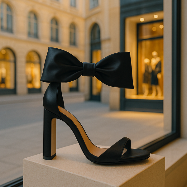 Privileged By J.c. Dossier Ellen Black Vegan Leather Heel