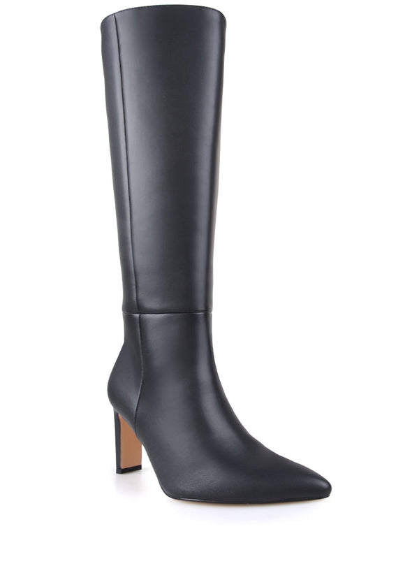 Privileged By J.c. Dossier Finch Vegan Leather Knee High Boots Tan