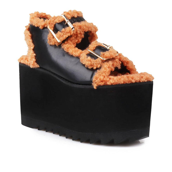 Privileged By J.c. Dossier Firefly Orange Fuzzy Platform
