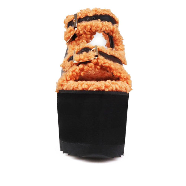 Privileged By J.c. Dossier Firefly Orange Fuzzy Platform