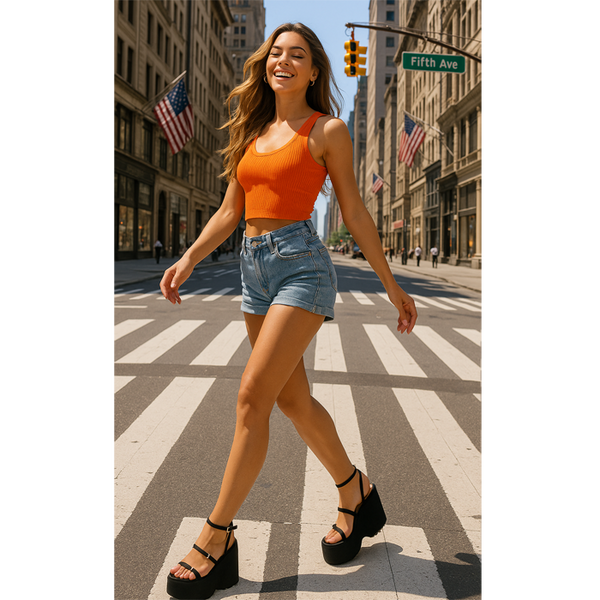 Privileged By J.c. Dossier Fismo Black Platform Heels