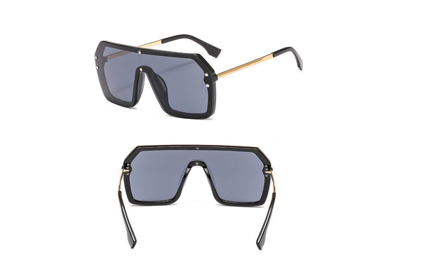 Privileged By J.c. Dossier Flare Sunnies Blue Sunglasses