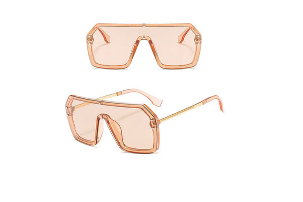 Privileged By J.c. Dossier Flare Sunnies Blue Sunglasses