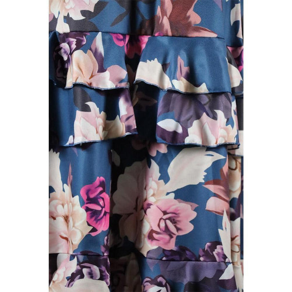 Privileged By J.c. Dossier Flor Blue Floral Dress – Bold Feminine Style