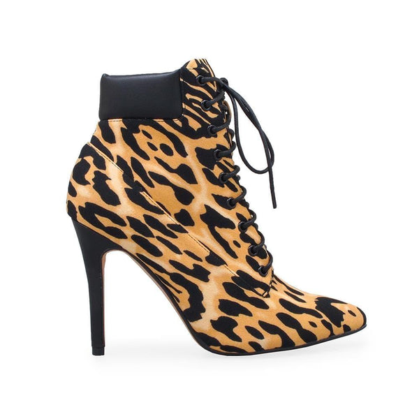 privileged by j.c. dossier Foggia Leopard Print Bootie