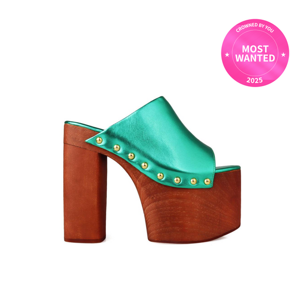 privileged by j.c. dossier Foreman Metallic Gold Platform Heels