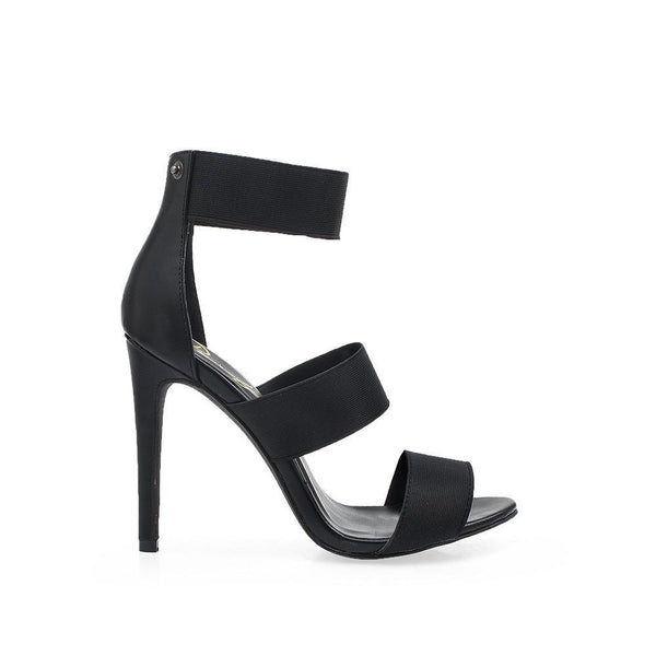 Privileged By J.c. Dossier Gia Black Strappy Heel - Bold & Fearless
