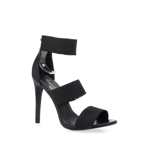 Privileged By J.c. Dossier Gia Black Strappy Heel - Bold & Fearless