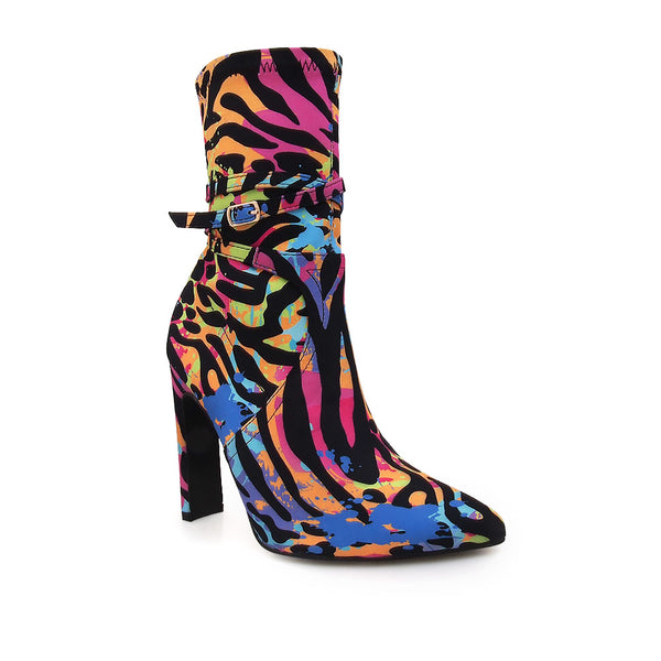 Privileged By J.c. Dossier Gisele Floral Bootie - Bold & Plush