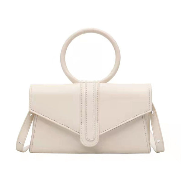 Privileged By J.c. Dossier Gracelynn White Vegan Leather Handbag