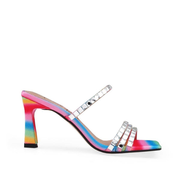 privileged by j.c. dossier Graydon Rhinestone Strappy Heel - Bold & Trendy