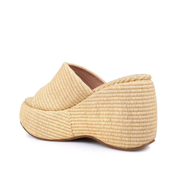 Privileged By J.c. Dossier Gregor Beige Platform Heels