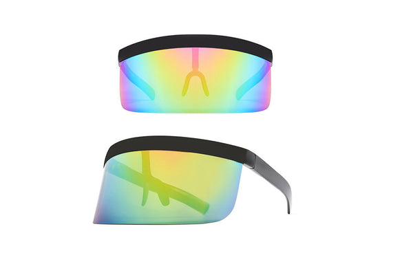 privileged by j.c. dossier Guardant Neon Shield Sunglasses
