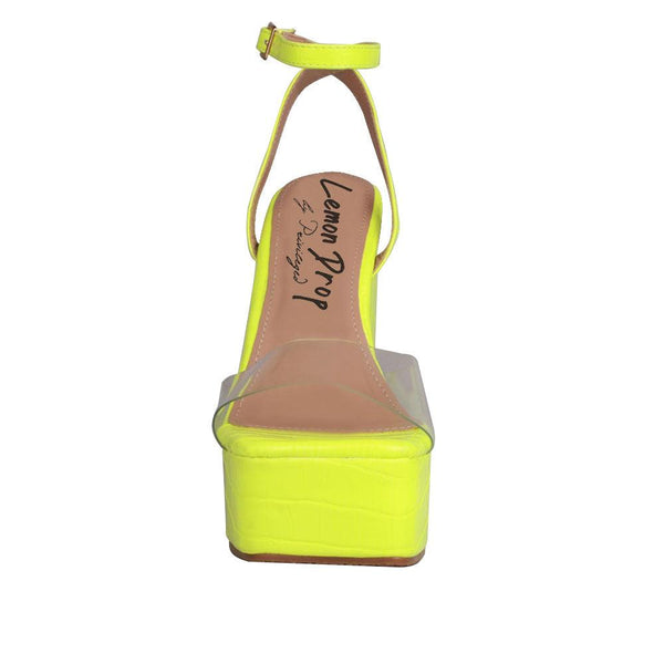 Privileged By J.c. Dossier Hadley Lemon Drop Neon Platform