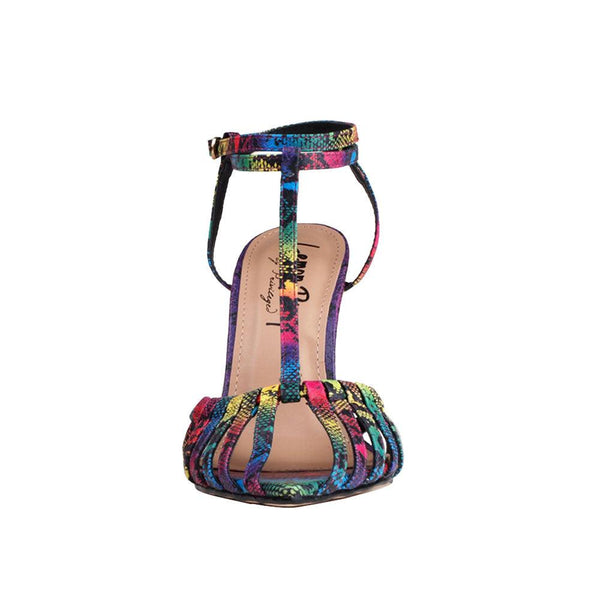 Privileged By J.c. Dossier Haile Multicolor Heel | Bold Statement Step