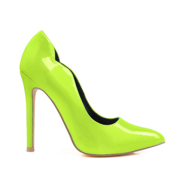 privileged by j.c. dossier Heanay Bright Neon Green Pump