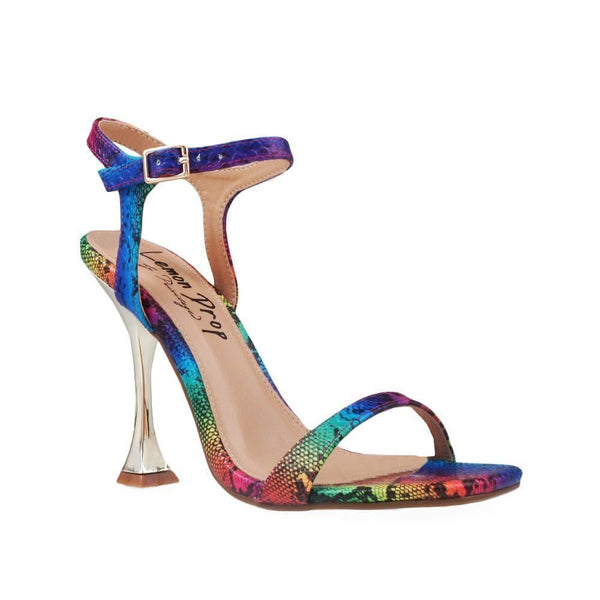 Privileged By J.c. Dossier Hedwige Rainbow Heel - Bold & Trendy
