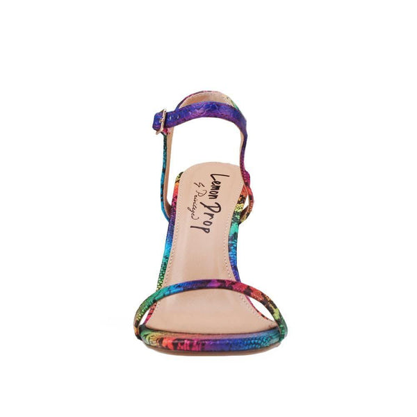 Privileged By J.c. Dossier Hedwige Rainbow Heel - Bold & Trendy