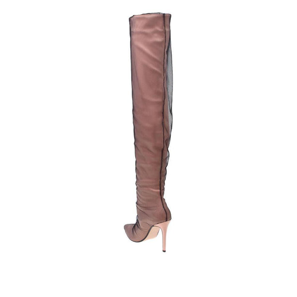 Privileged By J.c. Dossier Hoppin Pink Satin Boot | Bold Festival Style