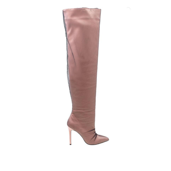 privileged by j.c. dossier Hoppin Pink Satin Boot | Bold Festival Style