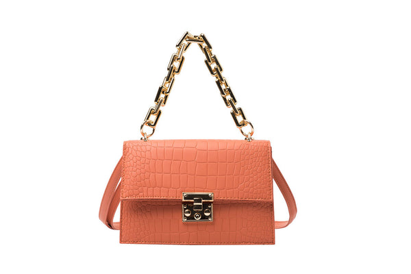 Privileged By J.c. Dossier Hudson Pale Blue Vegan Leather Handbag